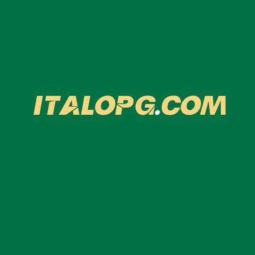 Logo da ITALOPG